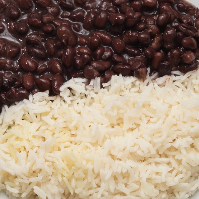Side of Rice and Beans.