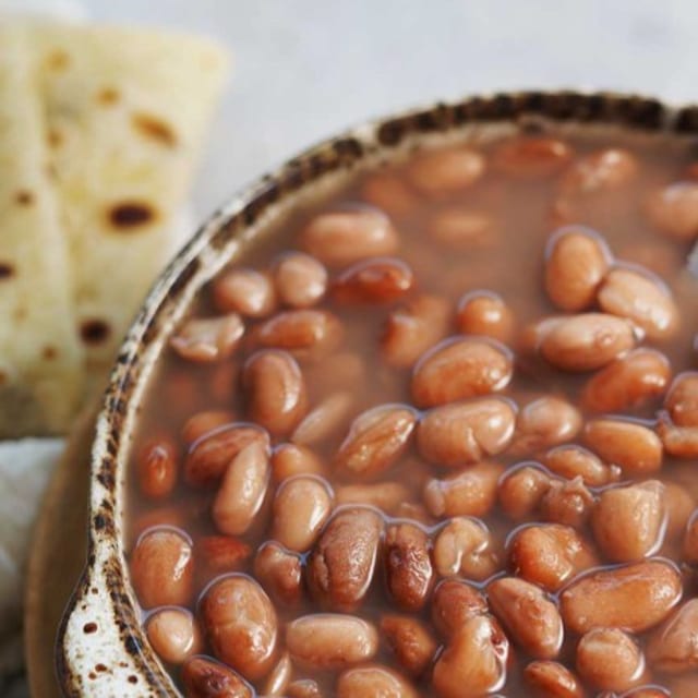 Bowl of Frijoles De La Olla.