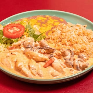 Pollo en crema
