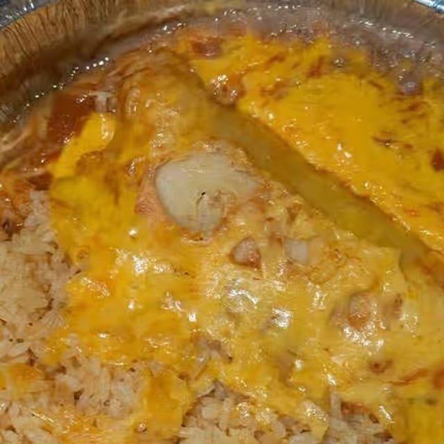 Crab or Shrimp Enchilada.