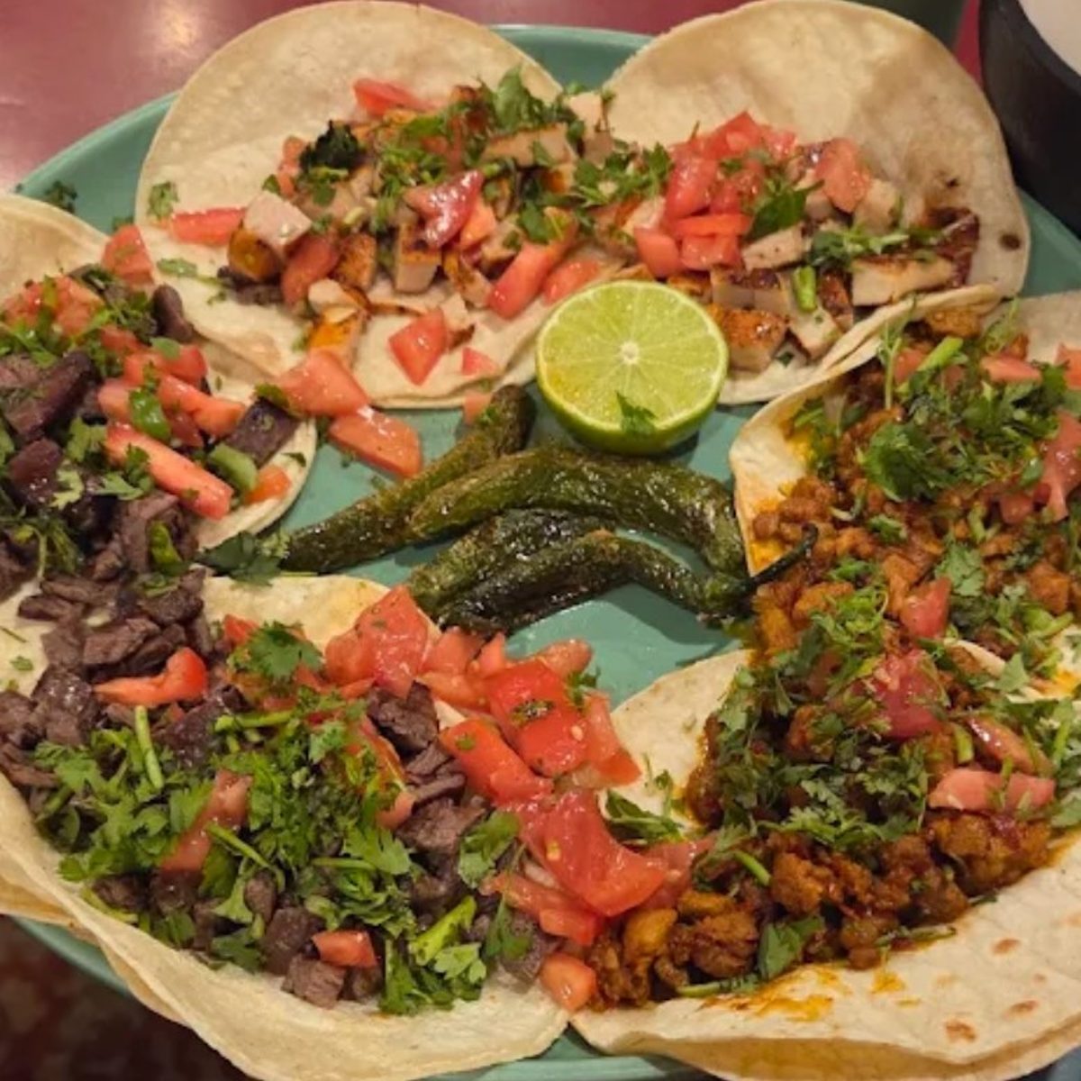 6 Tacos Plate
